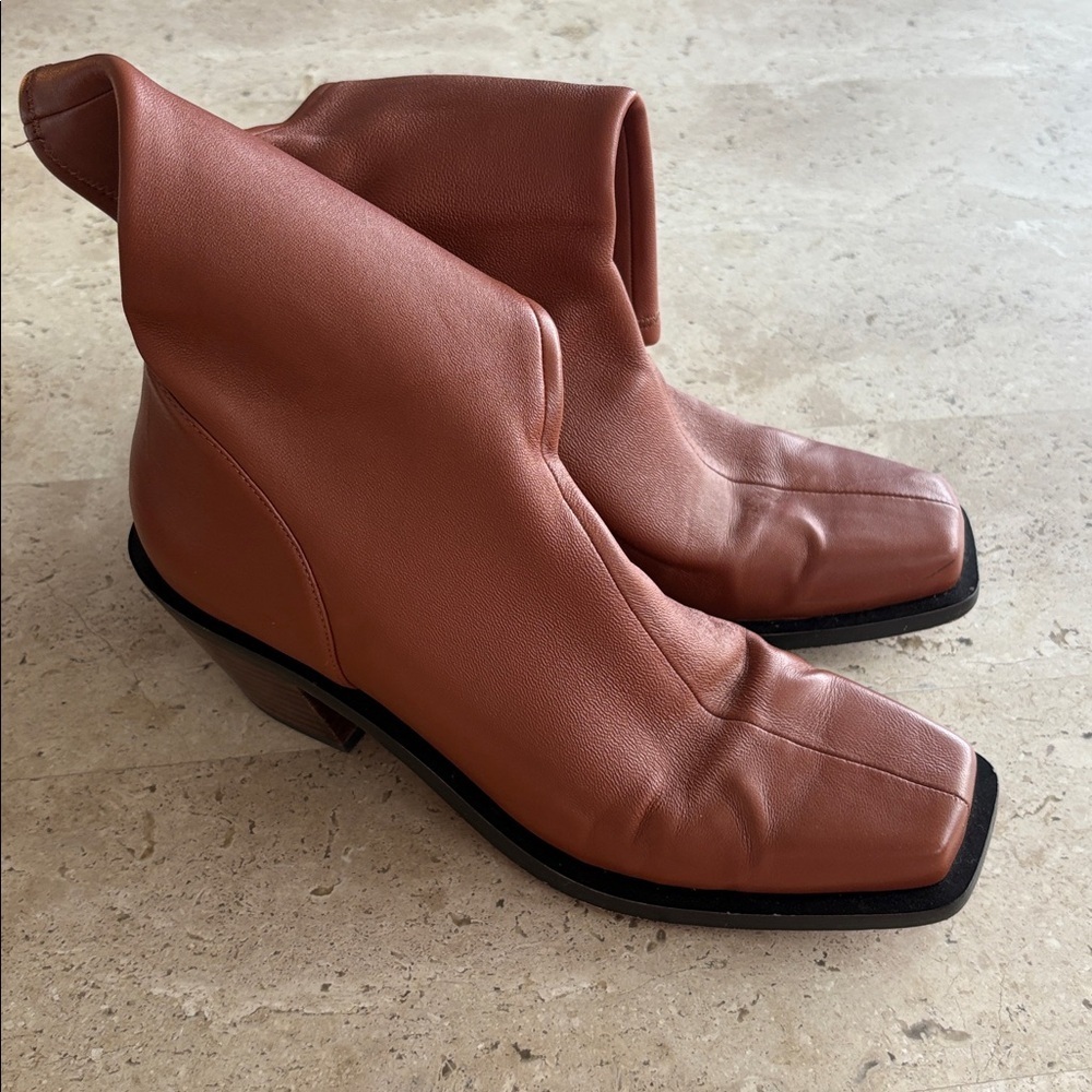 Jonathan Simkhai Livvy brown leather boots - Picture 3 of 6